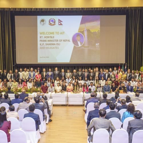 Prime Minister of Nepal Visits AIT, Pledges Support to Strengthen Academic and Regional Development Ties